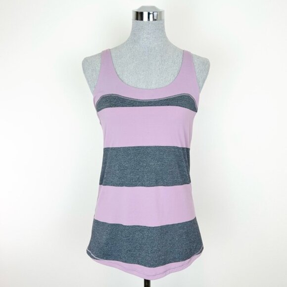 Lululemon Run First Base Stripe Tank Top - Picture 1 of 5